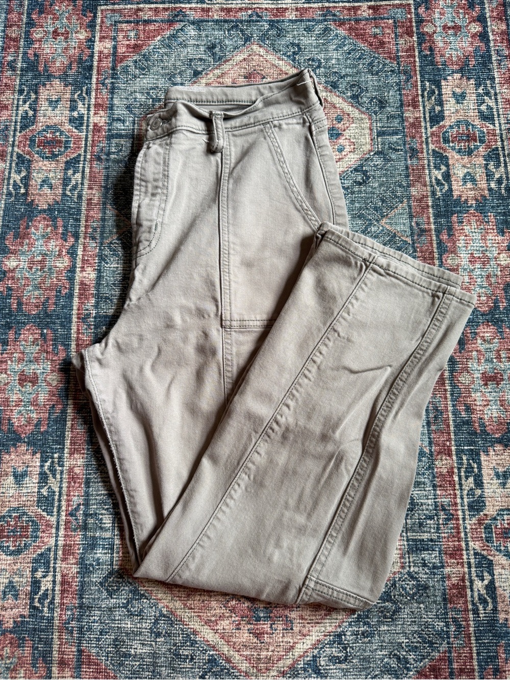 Old Navy Straight Leg Jeans in Green